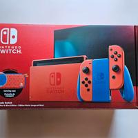 Nintendo Switch mario red blue completa