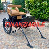 Carrozza per cavalli gig con ruote gonfiabili