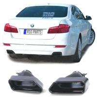 TERMINALI SCARICO BMW F10 F11 F12 F13 LOOK V8 NERO