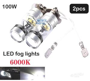 KIT DI LAMPADE ANTI-FOSCHIA A LED H3 100W CANBUS