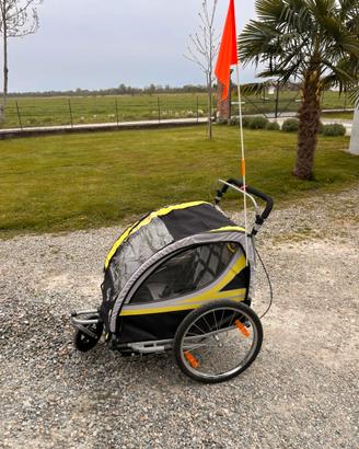 Rimorchio bicicletta bambino