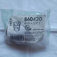 Raccordo Ottone 20 x 1/2 " F Caleffi