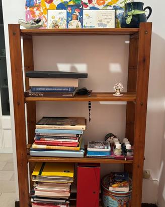 Libreria scaffalatura in legno