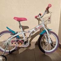 bici bambina modello LOL 16 pollici