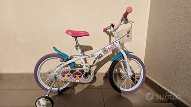 bici bambina modello LOL 16 pollici