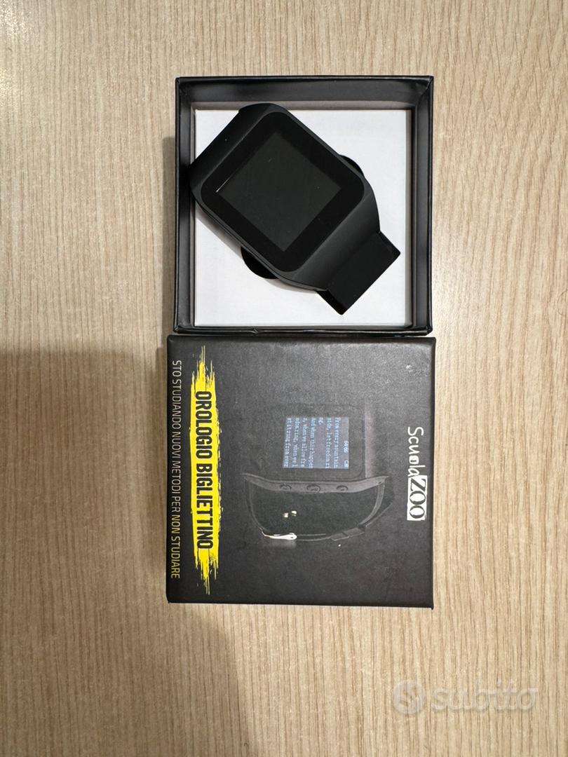 Orologio-Bigliettino ScuolaZoo Abbigliamento e Accessori In