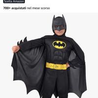 Vestito Batman 5-7 anni