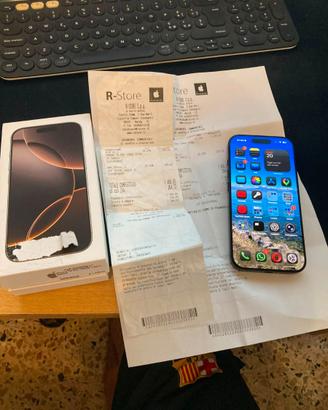 Iphone 16 pro 128 giga bianco
