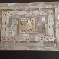 Raro scrigno madreperla vintage 