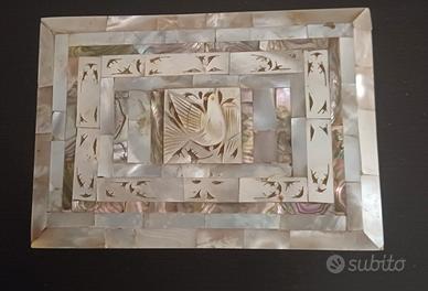 Raro scrigno madreperla vintage 