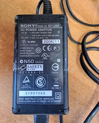 Sony AC-L25A AC Power Adapter For HandyCam Camcord