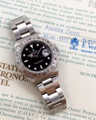 Rolex Explorer II, ref. 16570, full set Italia