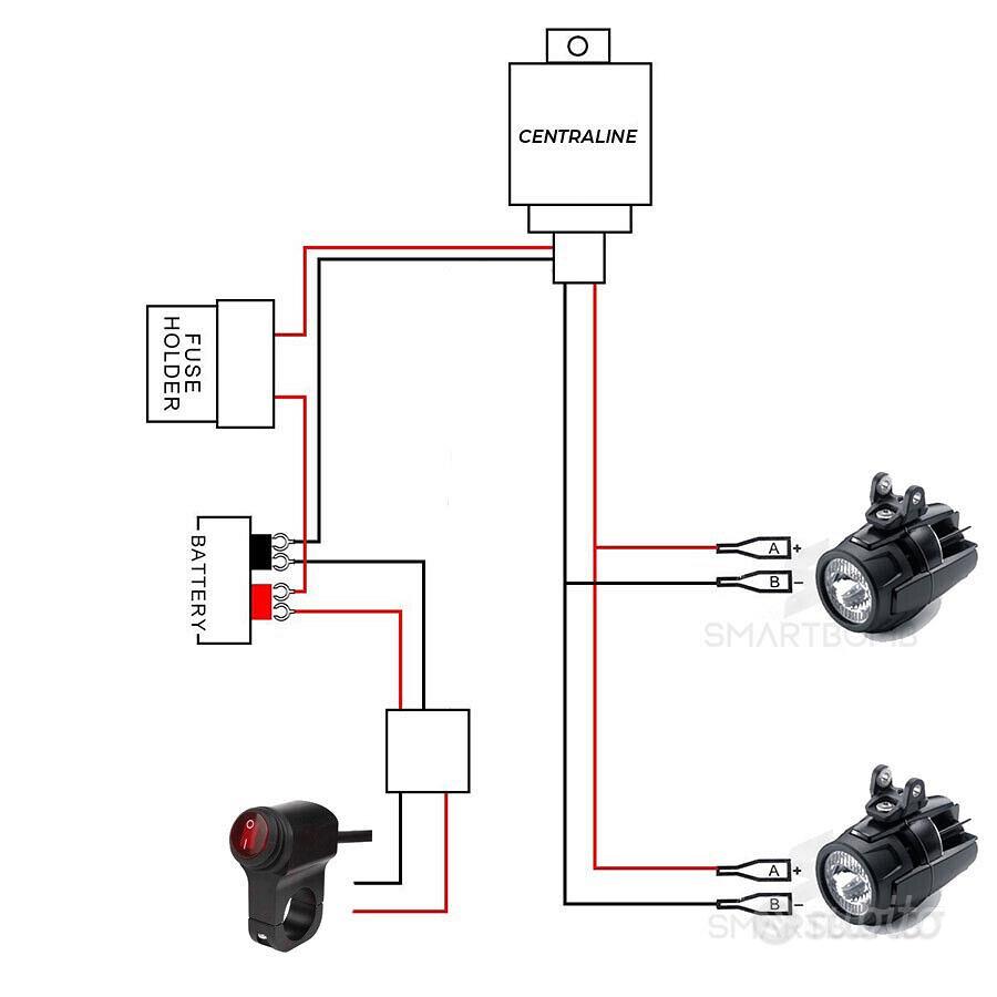 Subito - Smartbomb - Faretti led 40w staffa bmw f850gs f750gs cablaggio -  Accessori Moto In vendita a Catania