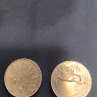 moneta 10 lire ulivo/pegaso 1949-1950