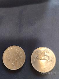 moneta 10 lire ulivo/pegaso 1949-1950