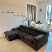 Divano Nero Poltronesofá con chaise longue