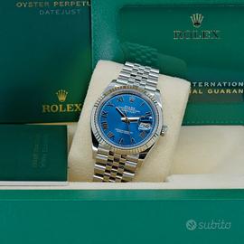 ROLEX DATEJUST 126234 BLU 07/26 NUOVO MAI USATO