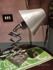 Lampada estendibile acciaio industrial pantografo
