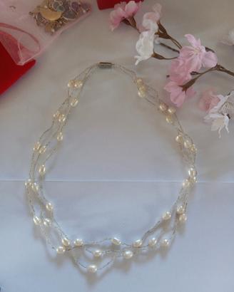 Collana in perle di fiume