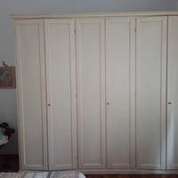 Armadio 6 ante legno massello