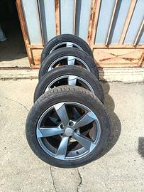 gomme e cerchi x audi A4  225 50 17 con ET 45