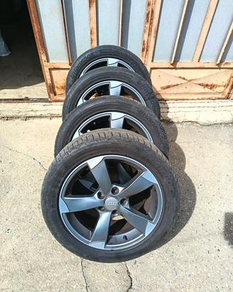 gomme e cerchi x audi A4  225 50 17 con ET 45