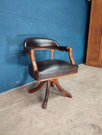 Poltrona Chester Chesterfield inglese in cuoio uk