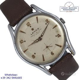 LANCO Classic Jumbo MOD 11 De Luxe ivory dial 1960