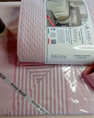 Set Letto Matrimoniale Lenzuola + copriletto Rosa