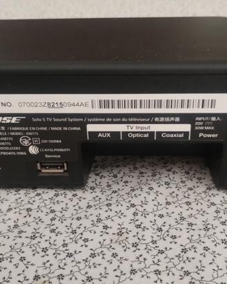 Soundbar bose solo 5
