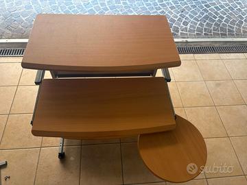 scrivania porta computer