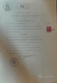 Certificato Commissar prefettizio Comune Orbassano