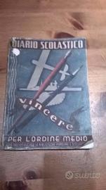 Diario scuola per l'ordine medio 1942