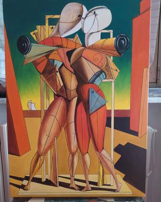 Dipinto di de Chirico olio su tela 70x50
