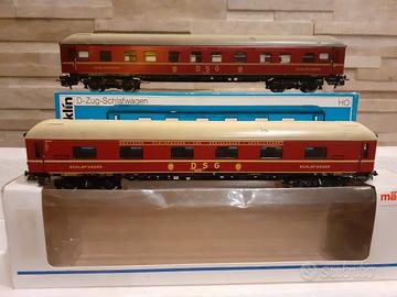 Trenino Marklin HO illuminato 