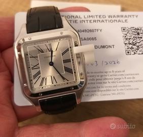 Cartier Santos Dumont wssa0085 NUOVO originale 