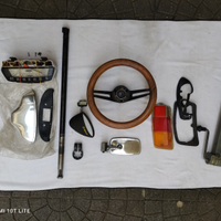 Vari accessori auto d'epoca o Fiat 500 d'epoca