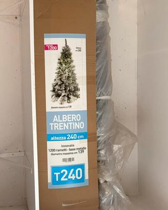 Albero di Natale Trentino Innevato H240cm