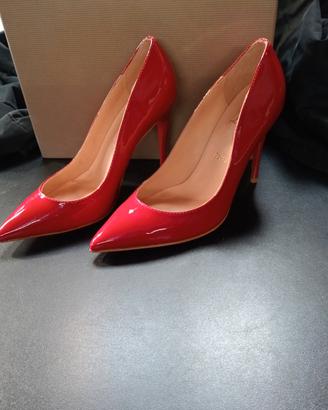 scarpe vernice rossa 
