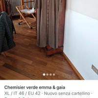 chemisier lungo verdone