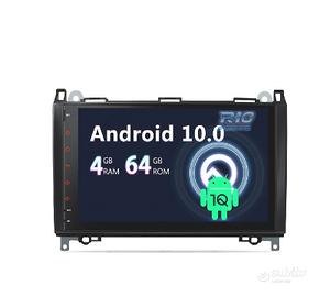 RADIO GPS ANDROID 14 PER MERCEDES CLASSE A B VITO 