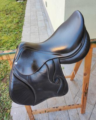 Sella EqueenSaddle pelle marrone 