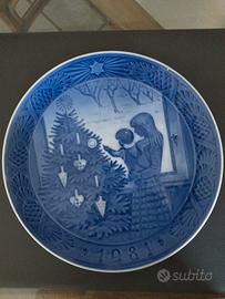 Piatti di Natale Royal Copenaghen 1981/82/83/84/85