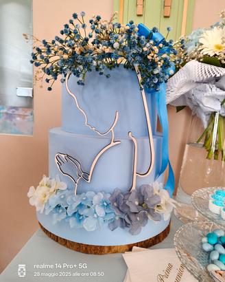 torta prima comunione bambina