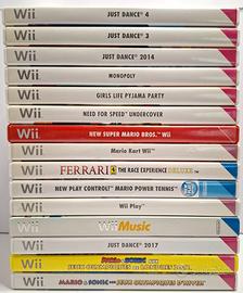 Lotto giochi Nintendo Wii