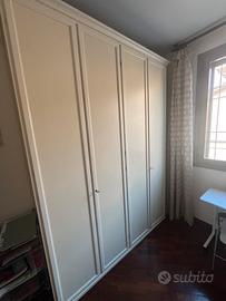 Armadio beige 4 ante