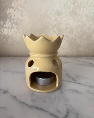 Portacandele in ceramica