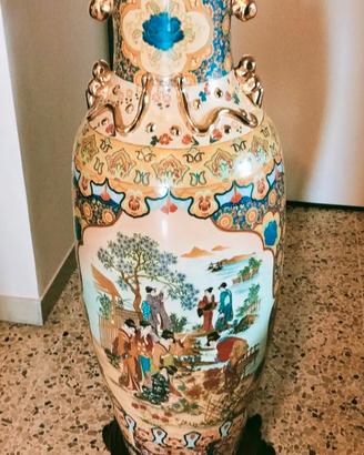 grande vaso cinese originale satsuma 