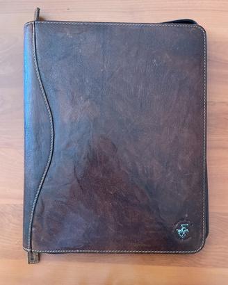 Porta documenti in pelle