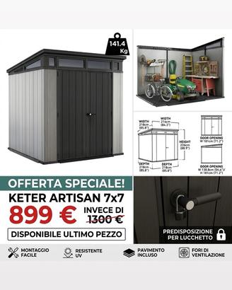 Casetta 7x7 artisan nuova